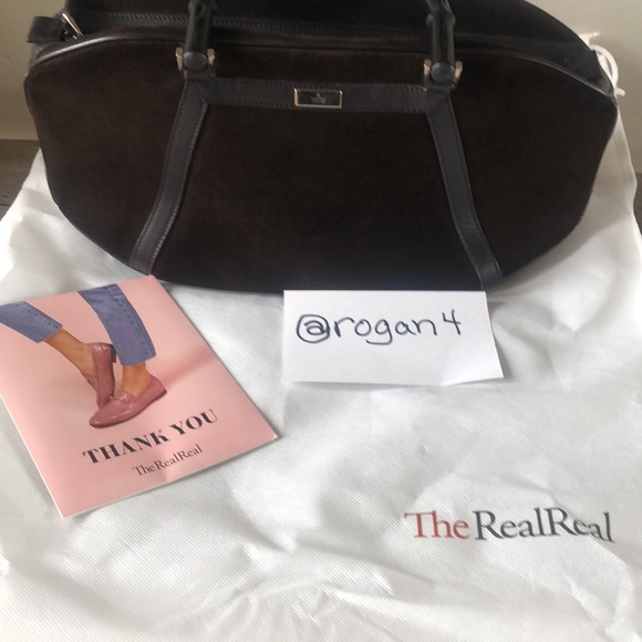 💯Gucci Suede Bamboo Top Handle Bag - Picture 16 of 16